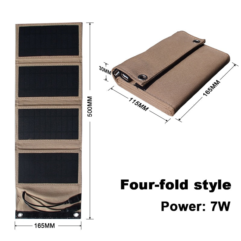 Solar panel | 5V 2USB | Portable Foldable Waterproof