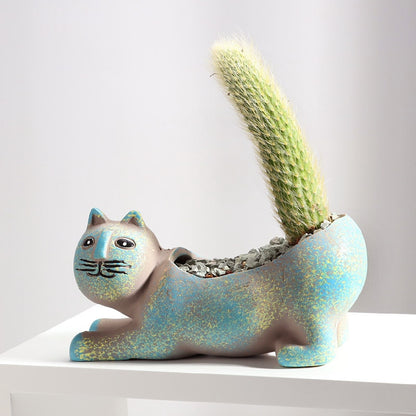 Creative Ceramic | Cat Succulent