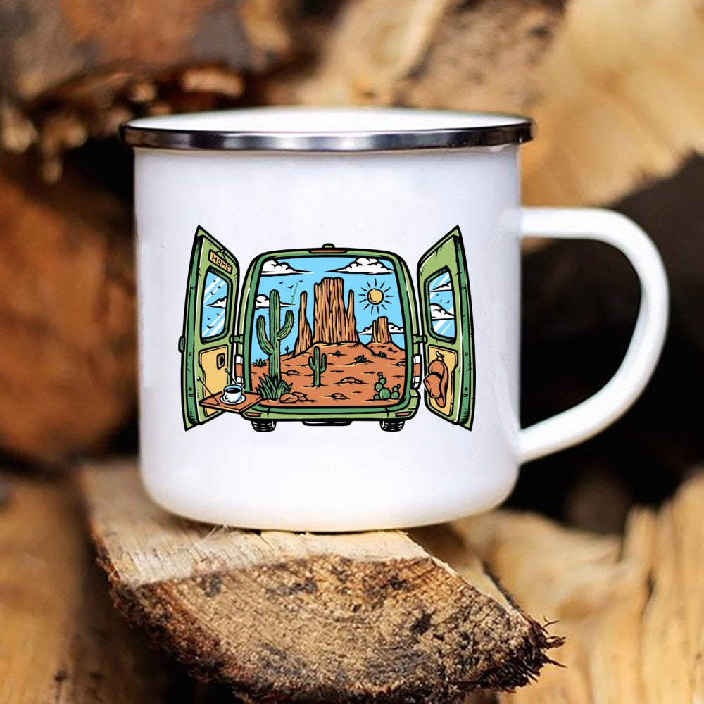 Campervan Enamel | Printed Adventure