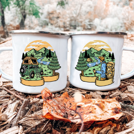 Campervan Enamel | Printed Adventure