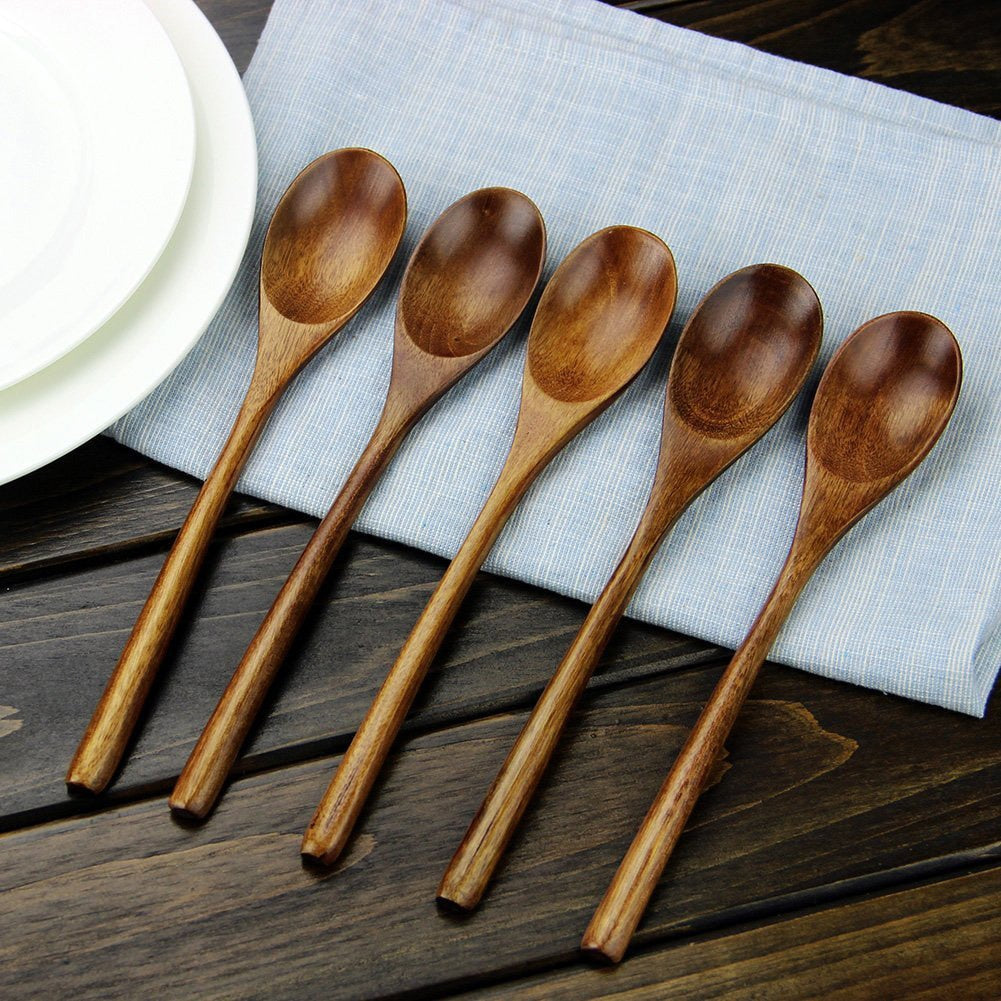 EcoWare | 5 Pieces Wooden Cutlery